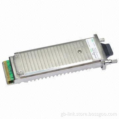 10GB DWDM XENPAK 40km Transceiver, Sized 4.76 x 1.42 x 0.46-inch, 0 to 70°C Temperature